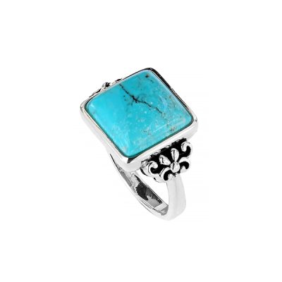 Sterling Silver Blue Kingman Turquoise Ring