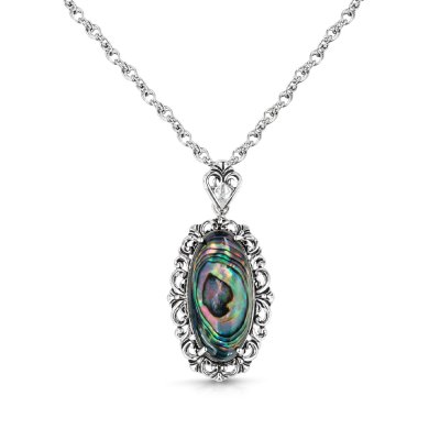 Sterling Silver Abalone