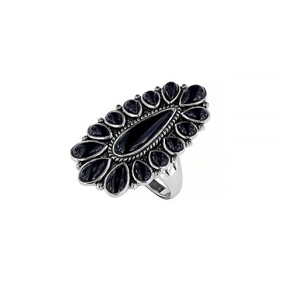 Sterling Silver Black Onyx Ring