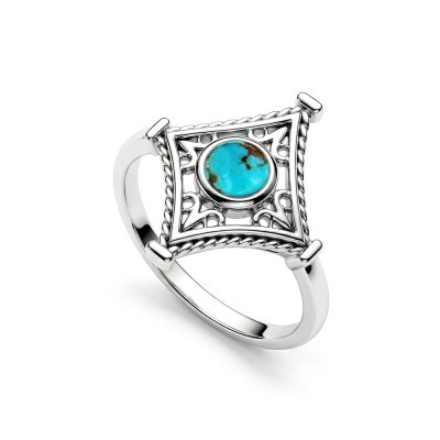 Sterling Silver Turquoise Ring
