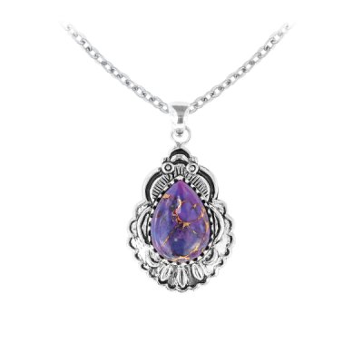 Sterling Silver Western Pendant With Chain 18 Inches