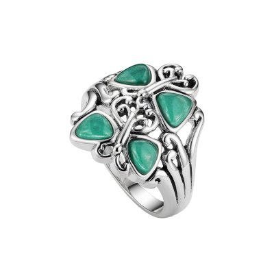 Sterling Silver Malachite Ring