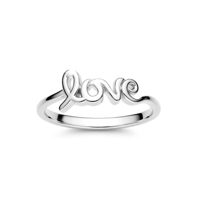 Sterling Silver Love Ring