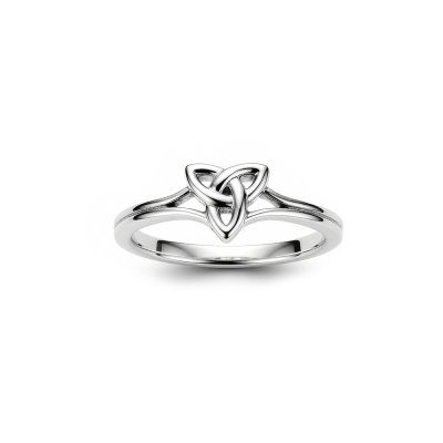 Sterling Silver Celtic Knot (Claddagh) Ring