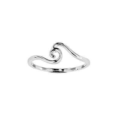Sterling Silver Wave Ring