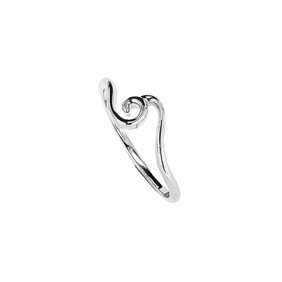 Sterling Silver Wave Ring
