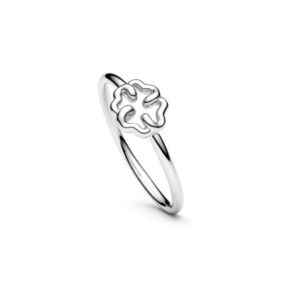 Sterling Silver Clover Leaf Ring