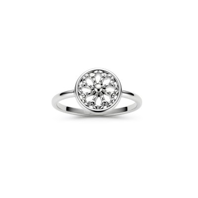 Sterling Silver Dharmachakra Ring