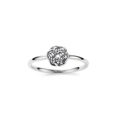 Sterling Silver Rattan Bali Ring