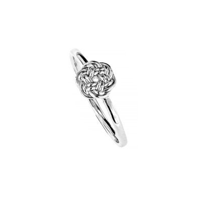 Sterling Silver Rattan Bali Ring