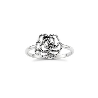 Sterling Silver Rose Ring