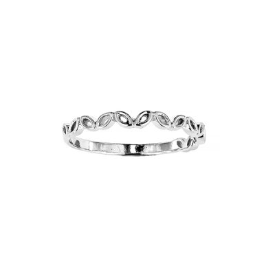 Sterling Silver Bow Tie Ring