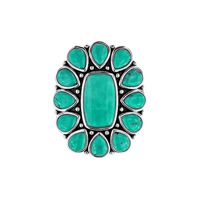 Sterling Silver Kingman Turquoise Ring