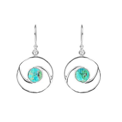 Sterling Silver Turquoise Earrings