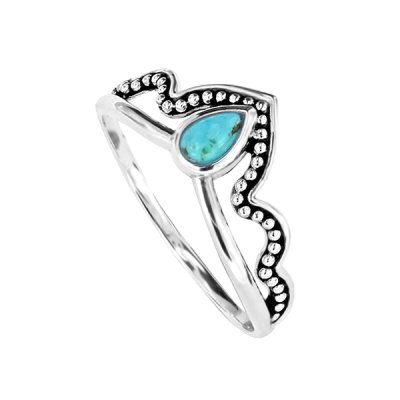 Sterling Silver Ring with Turquoise