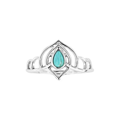 Sterling Silver Ring with Turquoise