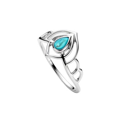Sterling Silver Ring with Turquoise