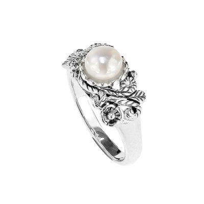Sterling Silver Freshwater Pearl Ring