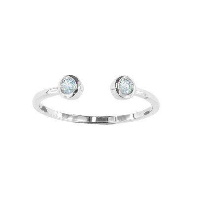 Sterling Silver Sky Blue Topaz Ring