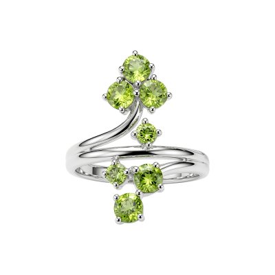Sterling Silver Peridot Ring