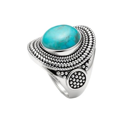 Sterling Silver  Turquoise Vintage Ring