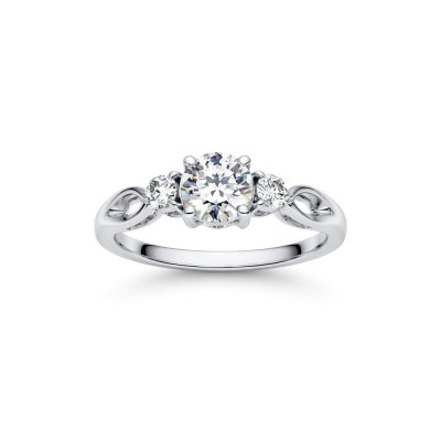 Sterling Silver Moissanite Ring
