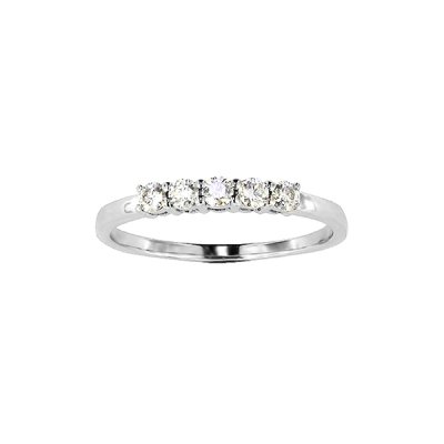 Sterling Silver Moissanite Ring