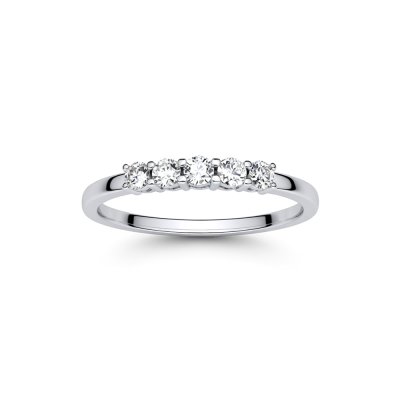 Sterling Silver Moissanite Ring