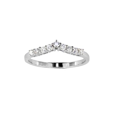 Sterling Silver Moissanite Ring