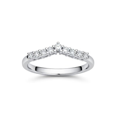 Sterling Silver Moissanite Ring