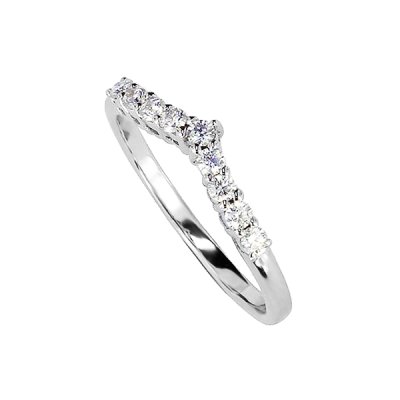 Sterling Silver Moissanite Ring