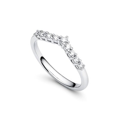 Sterling Silver Moissanite Ring