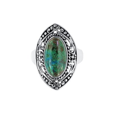 Sterling Silver Chrysocolla Ring