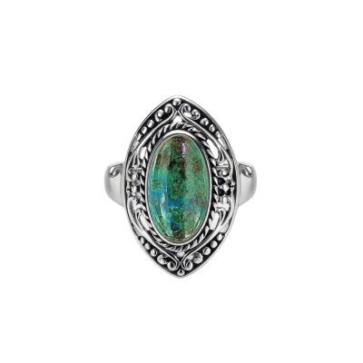 Sterling Silver Chrysocolla Ring