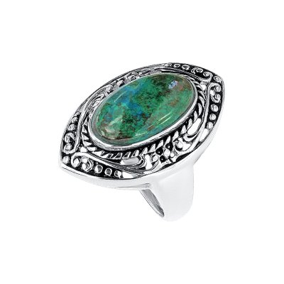 Sterling Silver Chrysocolla Ring