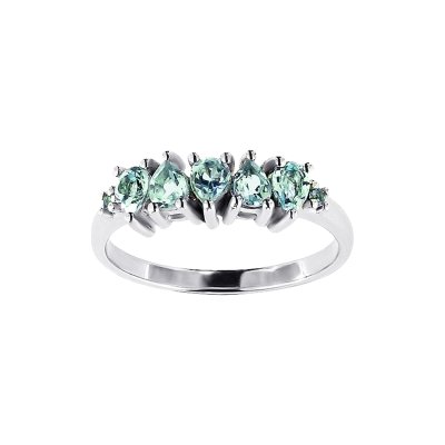 Sterling Silver Sky Blue Topaz Ring