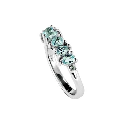 Sterling Silver Sky Blue Topaz Ring