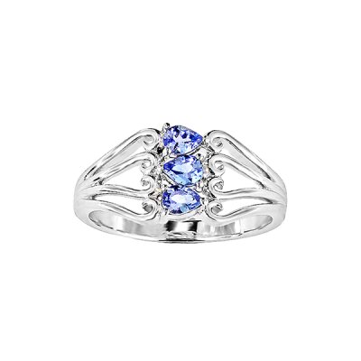Sterling Silver Tanzanite Ring