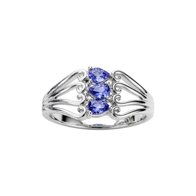 Sterling Silver Tanzanite Ring
