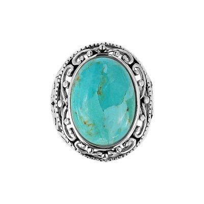 Sterling Silver Turquoise Vintage Ring