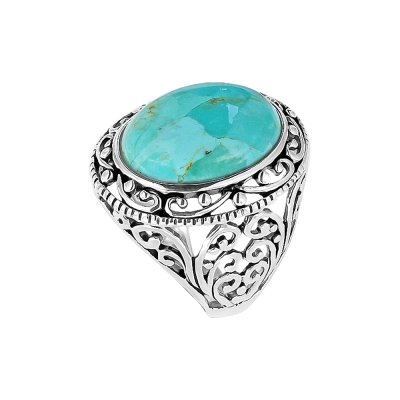 Sterling Silver Turquoise Vintage Ring