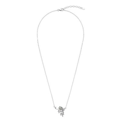 Sterling Silver Labradorite Magical Cat Necklace 18 Inches