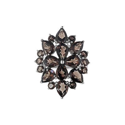 Sterling Silver Smoky Quartz Ring