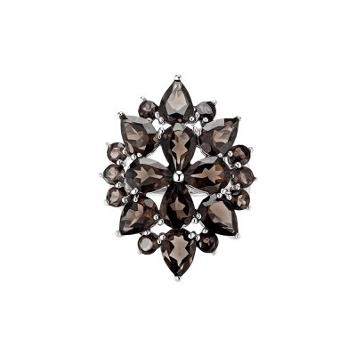 Sterling Silver Smoky Quartz Ring