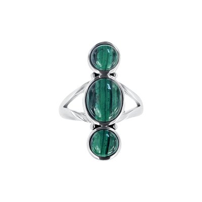 Sterling Silver Malachite Ring