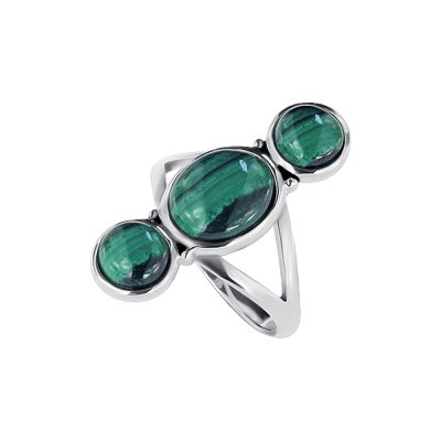 Sterling Silver Malachite Ring