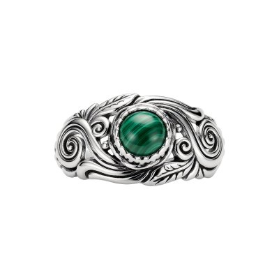 Sterling Silver Malachite Ring