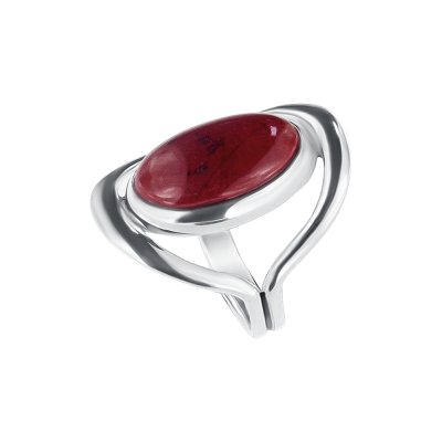 Sterling Silver Red Jasper Ring
