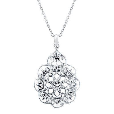 Sterling Silver With Chain 18 Inches
