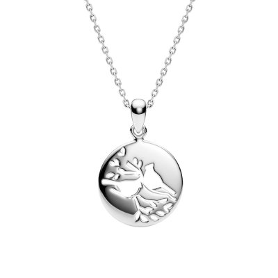 Sterling Silver Cardinal with With Chain 18 Inches